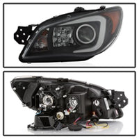 Spyder Subaru WRX 2006-2007 Projector Headlights - Halogen Only - Black PRO-YD-SWRX06-LBDRL-BK OffRoadUSA.com