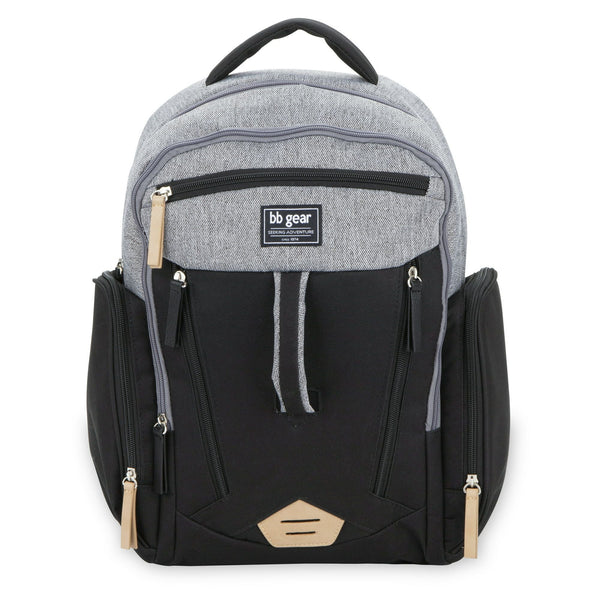 Baby Boom Backpack Diaper Bag with Adjustable Shoulder Strap, Heather Grey EasyOptionXY LLC