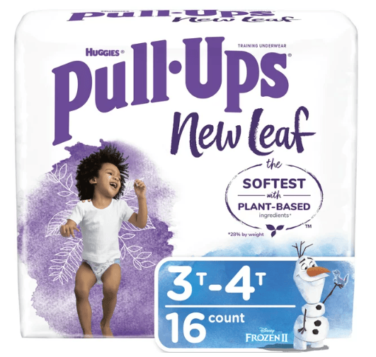 Pull-Ups New Leaf Boys' Training Pants Size 3T-4T; 16 Ct EasyOptionXY LLC