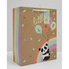 Way to Celebrate Baby All Occasion Extra Large Brown Paper Gift Bag Panda Rainbow, 12" x 5" x 15" EasyOptionXY LLC