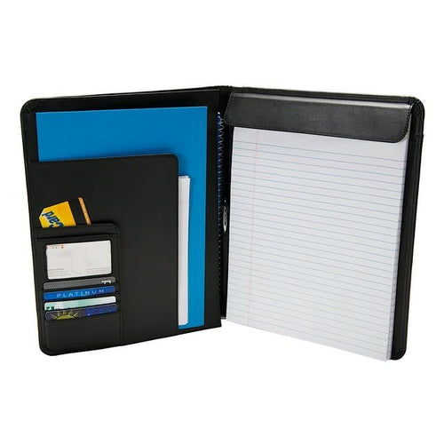 Case?it, Director, Padfolio, with Writing Pad, Leatherette Portfolio, Faux Leather, Black, Pad-30 EasyOptionXY LLC