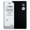 See It Bigger Monthly & Weekly Planner, April 2023 - June 2024 (9.75" x 11") Black EasyOptionXY LLC