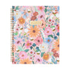 2023-2024 Mintgreen Weekly/Monthly Spiral Planner, 8.5" x10.5", Wildflower EasyOptionXY LLC