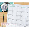 See It Bigger Monthly Planner, April 2023 - June 2025, (8.5" x 11") Teal EasyOptionXY LLC