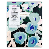 See It Bigger Monthly Planner, April 2023 - June 2025, (8.5" x 11") Teal EasyOptionXY LLC