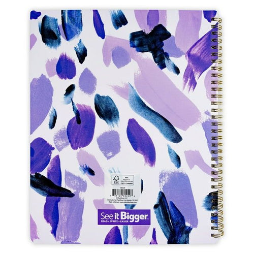 See It Bigger Monthly/Weekly Planner, April 2023 - June 2024 (11" x 9.75") Purple EasyOptionXY LLC