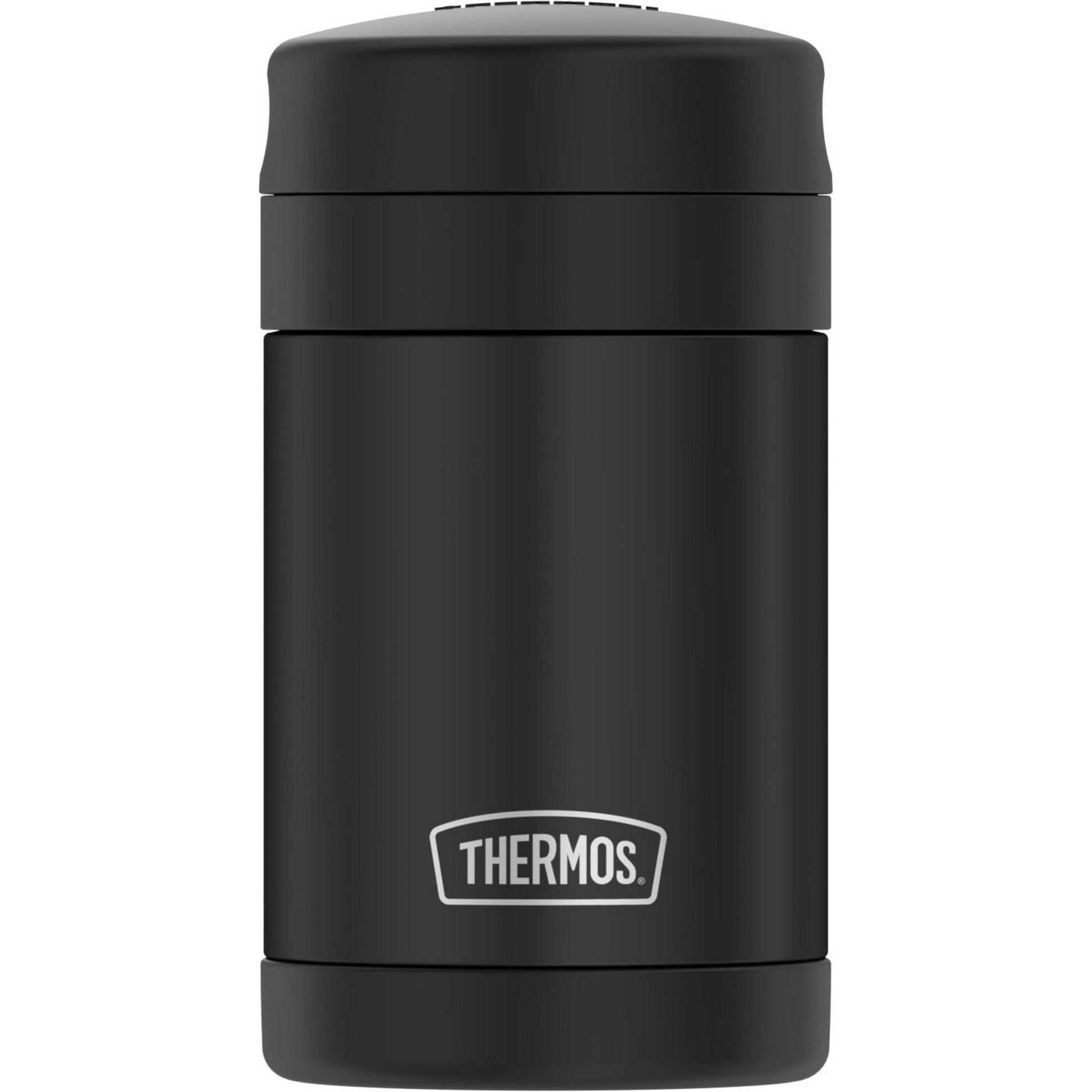 Thermos 16oz Insulated Food Jar with Folding Spoon, Matte Black EasyOptionXY LLC