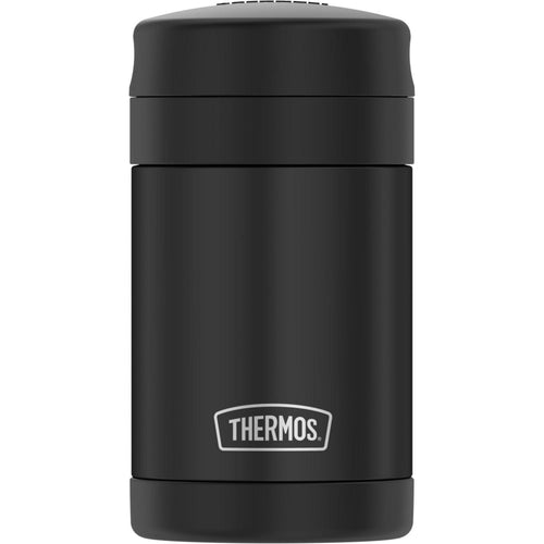 Thermos 16oz Insulated Food Jar with Folding Spoon, Matte Black EasyOptionXY LLC