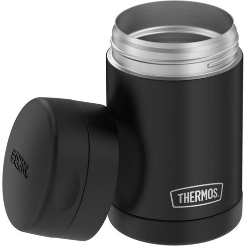 Thermos 16oz Insulated Food Jar with Folding Spoon, Matte Black EasyOptionXY LLC