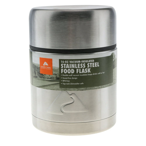 Ozark Trail 16-Ounce Double-Wall Vacuum-Insulated Stainless Steel Food Jar EasyOptionXY LLC