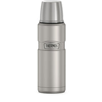 Thermos 16-ounce Stainless King Stainless Steel Compact Beverage, Matte Stainless Steel EasyOptionXY LLC