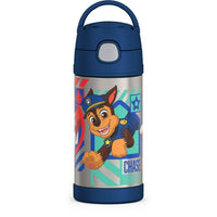 Thermos Kids Stainless Steel Vacuum Insulated Funtainer Straw Water Bottle, Paw Patrol, 12 fl oz EasyOptionXY LLC