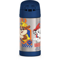 Thermos Kids Stainless Steel Vacuum Insulated Funtainer Straw Water Bottle, Paw Patrol, 12 fl oz EasyOptionXY LLC