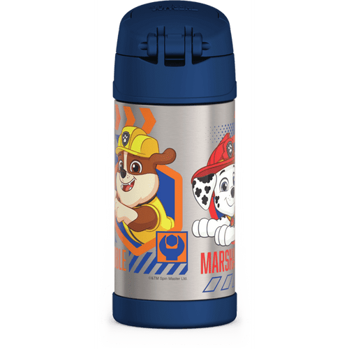 Thermos Kids Stainless Steel Vacuum Insulated Funtainer Straw Water Bottle, Paw Patrol, 12 fl oz EasyOptionXY LLC