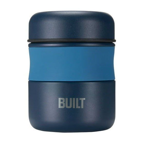 Built 10-Ounce Double Wall Vacuum Insulated Food Jar in Blue, Small EasyOptionXY LLC