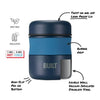 Built 10-Ounce Double Wall Vacuum Insulated Food Jar in Blue, Small EasyOptionXY LLC
