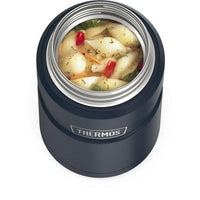 Thermos Stainless King Food Jar, Matte Midnight Blue, 24 Ounce EasyOptionXY LLC