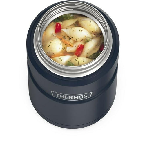 Thermos Stainless King Food Jar, Matte Midnight Blue, 24 Ounce EasyOptionXY LLC