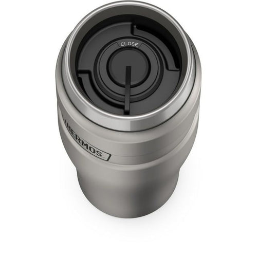 Thermos Stainless King Vacuum Insulated Stainless Steel Tumbler, 16oz, Matte Stainless Steel EasyOptionXY LLC