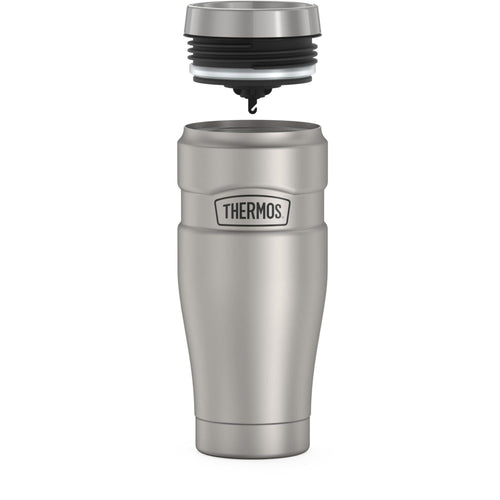 Thermos Stainless King Vacuum Insulated Stainless Steel Tumbler, 16oz, Matte Stainless Steel EasyOptionXY LLC