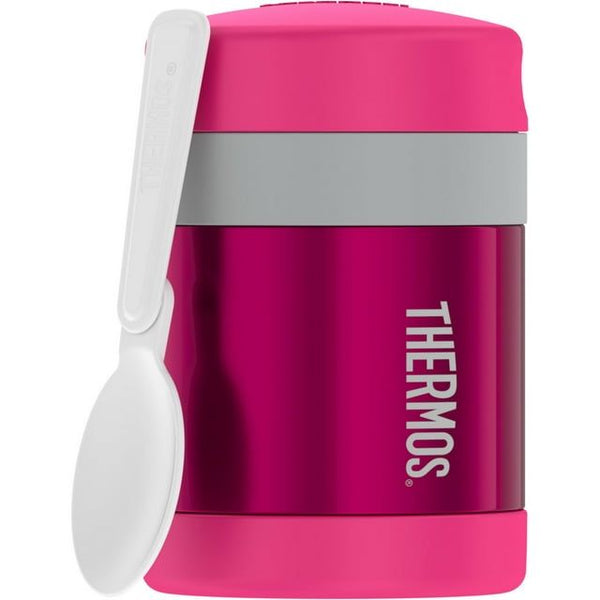 Thermos Vacuum Insulated Funtainer Food Jar with Spoon, Pink, 10 ounce EasyOptionXY LLC