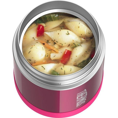 Thermos Vacuum Insulated Funtainer Food Jar with Spoon, Pink, 10 ounce EasyOptionXY LLC