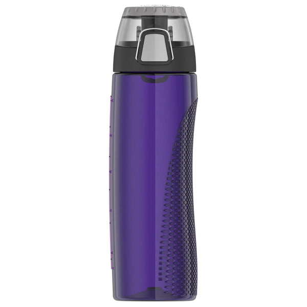Thermos 24 oz. Tritan Flip-Cap Water Bottle with Rotating Meter - Purple EasyOptionXY LLC