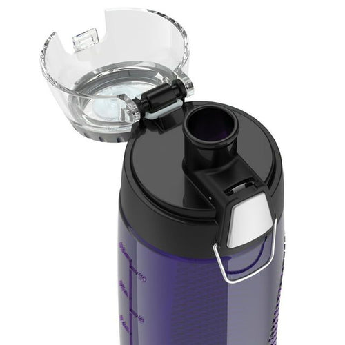 Thermos 24 oz. Tritan Flip-Cap Water Bottle with Rotating Meter - Purple EasyOptionXY LLC