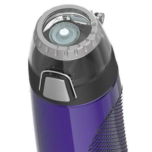 Thermos 24 oz. Tritan Flip-Cap Water Bottle with Rotating Meter - Purple EasyOptionXY LLC