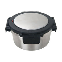 Mainstays 28 oz Round Insulated Food Container, Stainless Steel EasyOptionXY LLC