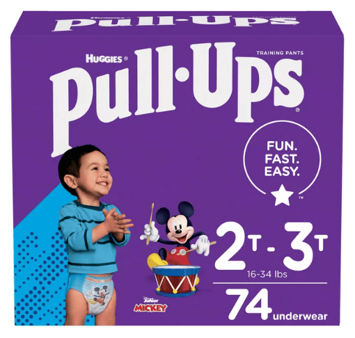 Pull-Ups Boys' Potty Training Pants Size 4; 2T-3T; 74 Ct EasyOptionXY LLC