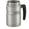 Thermos 16 Oz Vacuum Insulated Desk Mug, Matte Stainless Steel EasyOptionXY LLC