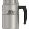 Thermos 16 Oz Vacuum Insulated Desk Mug, Matte Stainless Steel EasyOptionXY LLC