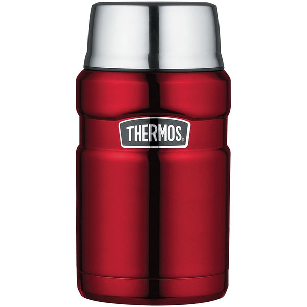 Thermos Stainless King Food Jar, Rustic Red, 24 Ounce EasyOptionXY LLC