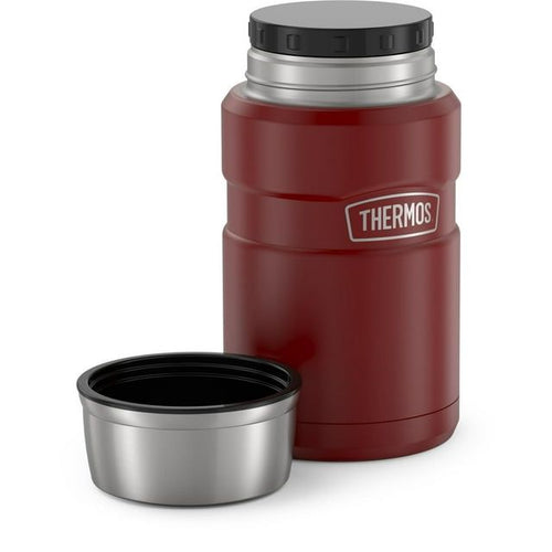 Thermos Stainless King Food Jar, Rustic Red, 24 Ounce EasyOptionXY LLC