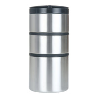 Mainstays Stacking Food Jar, Stainless Steel, 41 oz EasyOptionXY LLC