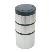 Mainstays Stacking Food Jar, Stainless Steel, 41 oz EasyOptionXY LLC