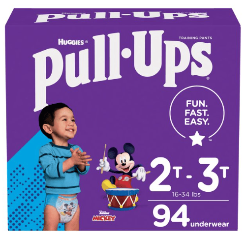 Pull-Ups Boys' Potty Training Pants Size 4; 2T-3T; 94 Ct EasyOptionXY LLC