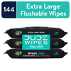 DUDE Wipes Flushable Wipes, Mint Chill XL Wet Wipes to Use with Toilet Paper, 48 Ct, 3 Pack EasyOptionXY LLC