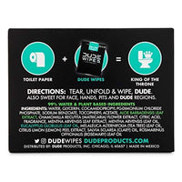 DUDE Wipes Flushable Wipes, XL On-The-Go Wet Wipes, Mint Chill, 30 Count EasyOptionXY LLC