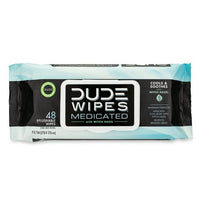 DUDE Wipes Flushable Wipes, Unscented XL Medicated Wet Wipes for Hemorrhoid Relief, 48 Count EasyOptionXY LLC