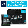 DUDE Wipes Unscented XL Flushable Wipes, 30 Individually Wrapped Wipes EasyOptionXY LLC