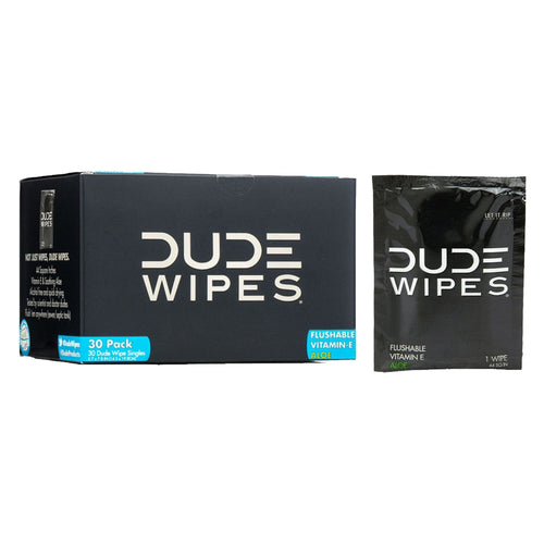 DUDE Wipes Unscented XL Flushable Wipes, 30 Individually Wrapped Wipes EasyOptionXY LLC