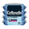 Cottonelle Ultra Fresh Flushable Wipes, 4 Flip-Top Packs, 42 Wipes per Pack (168 Total) EasyOptionXY LLC