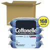 Cottonelle Ultra Fresh Flushable Wipes, 4 Flip-Top Packs, 42 Wipes per Pack (168 Total) EasyOptionXY LLC