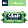Cottonelle GentlePlus Flushable Wipes, 2 Flip-Top Packs, 42 Wipes per Pack (84 Total) EasyOptionXY LLC