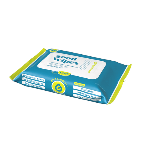 Goodwipes Flushable Butt Wipes Made with Soothing Botanicals & Aloe, 3 Packs (150 Total Wipes) EasyOptionXY LLC