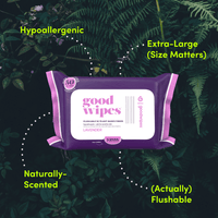 Goodwipes Flushable Butt Wipes Made with Soothing Botanicals & Aloee, 3 Packs (150 Total Wipes) EasyOptionXY LLC