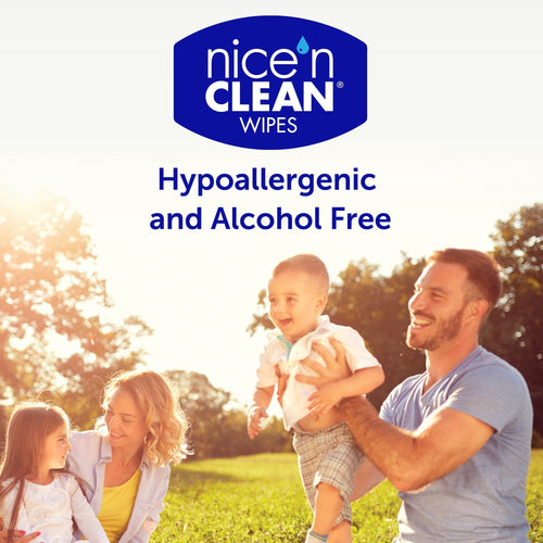 Nice 'N Clean Flushable Wet Wipes, 5 Packs of 60 Wipes, 300 Total Wipes EasyOptionXY LLC