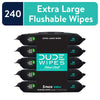DUDE Wipes Flushable Wipes, XL Wet Wipes for At Home Use, Mint Chill, 48 Count, 5 Pack EasyOptionXY LLC